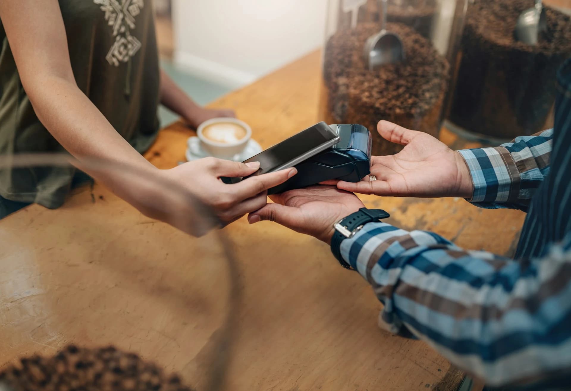 Payment terminal placeholder visual